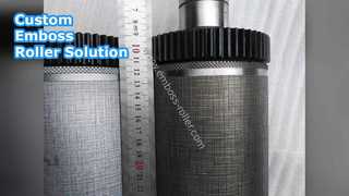 OEM de productivité élevée de rouleau de gaufrage personnalisé