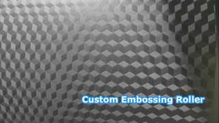 Custom Embossing Roller For Wood PVC Leather