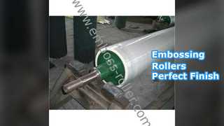 Rodillos de estampado de cuero de madera