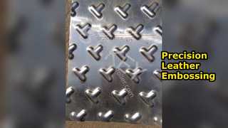 Rodillo de estampado de acero de precisión para cuero